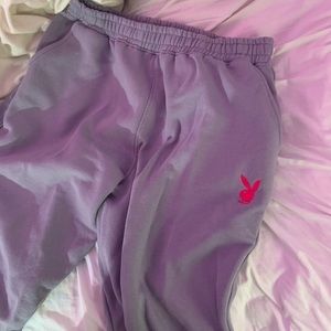playboy joggers, super soft & thick material